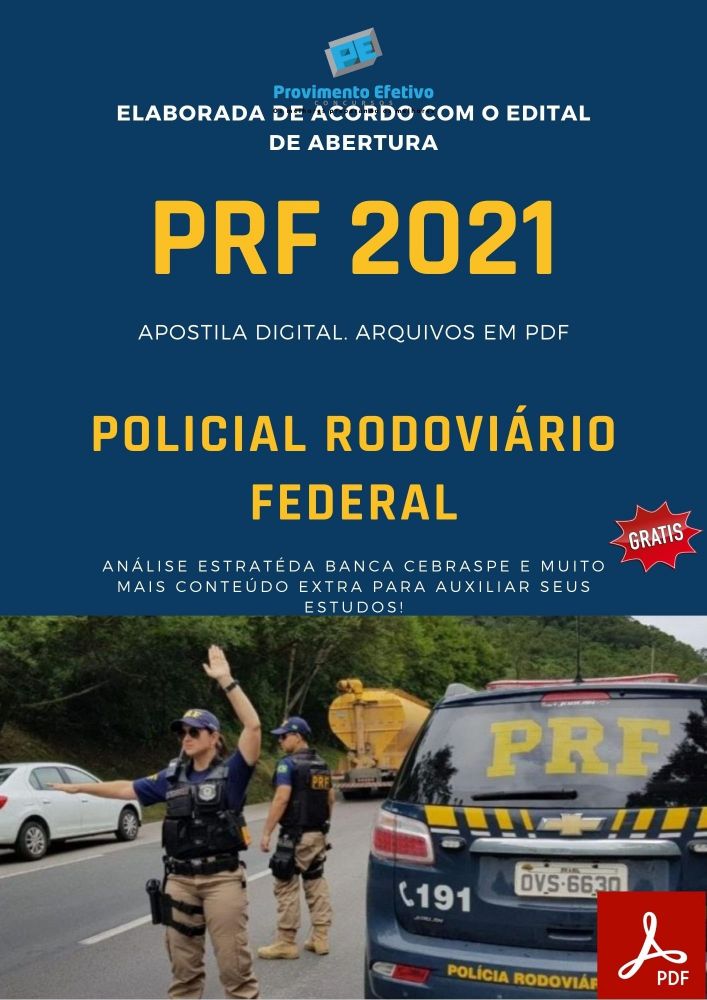 Provimento Efetivo Concursos Apostila Policia Rodoviária Federal PRF