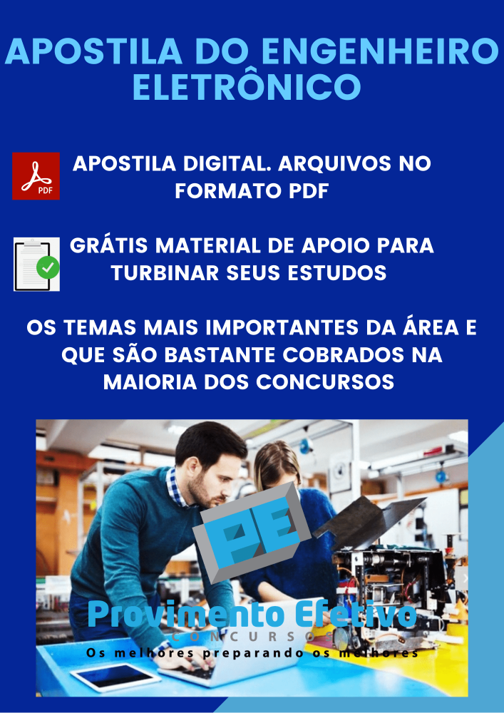 Provimento Efetivo Concursos Apostila Do Engenheiro Eletr Nico