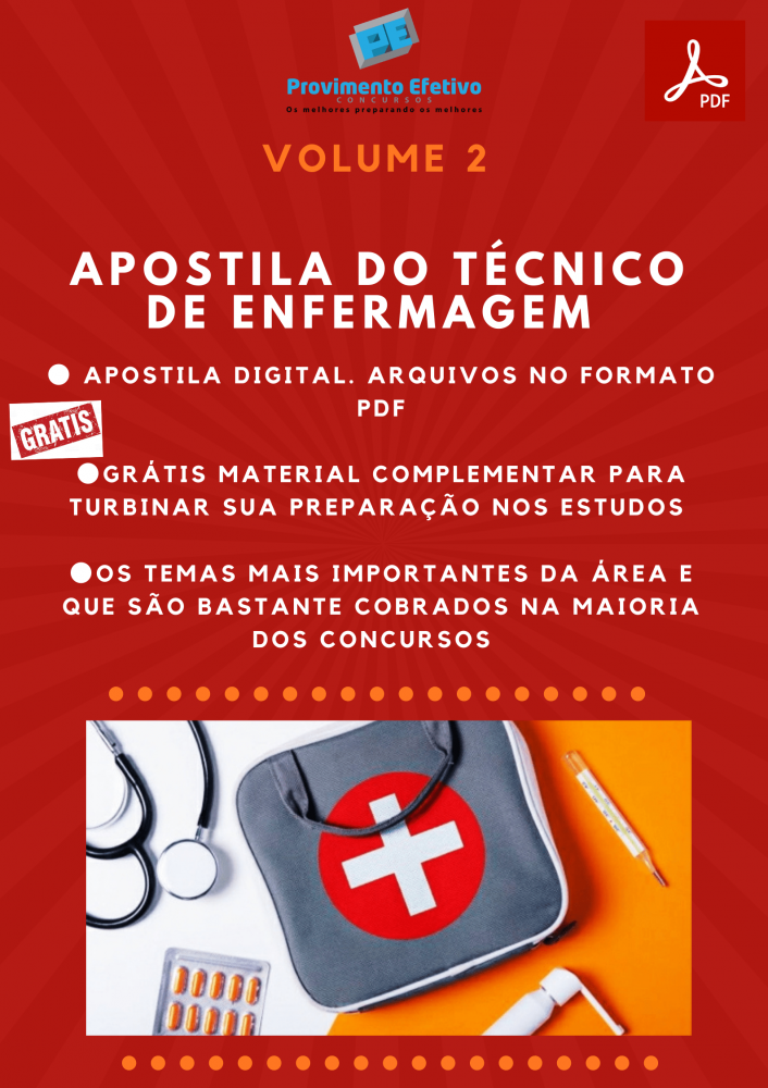 Provimento Efetivo Concursos Apostila Do T Cnico De Enfermagem