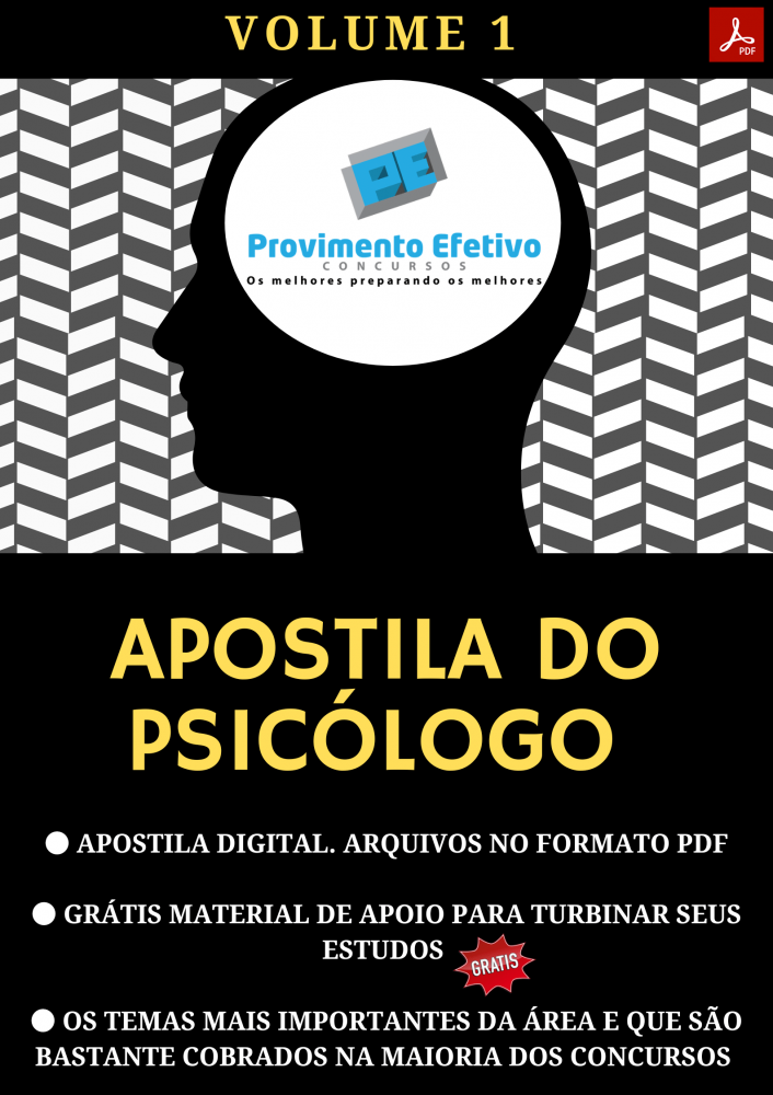 Provimento Efetivo Concursos Apostila do Psicólogo Concursos